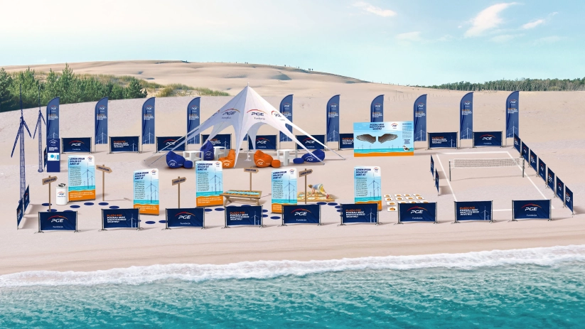 Moc atrakcji nad morzem od PGE w ramach projektu „Plaża PGE - poznaj moc Bałtyckiego Wiatru”