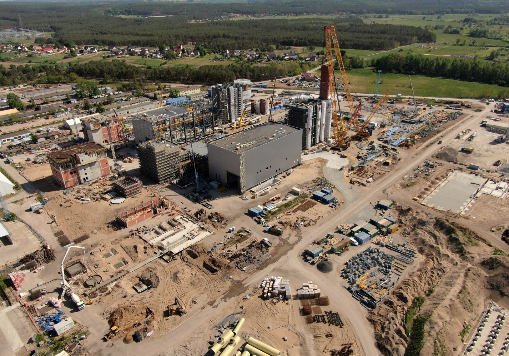 Budowa bloków gazowo – parowych przy Elektrowni Dolna Odra wchodzi w kolejny etap