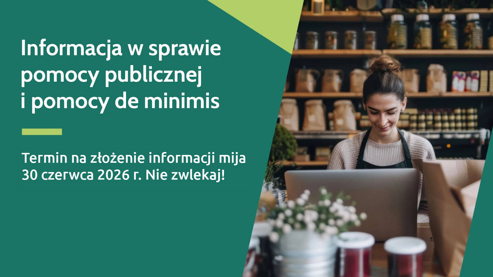 Komunikat w sprawie pomocy publicznej i pomocy de minimis.