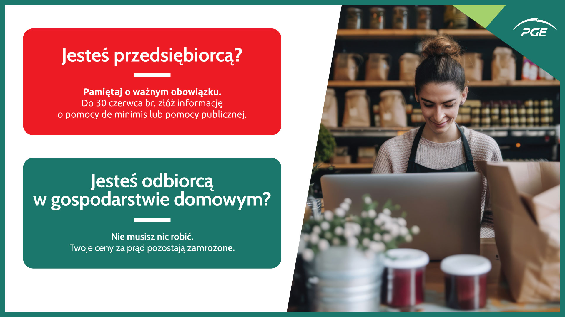Komunikat w sprawie pomocy publicznej i pomocy de minimis.