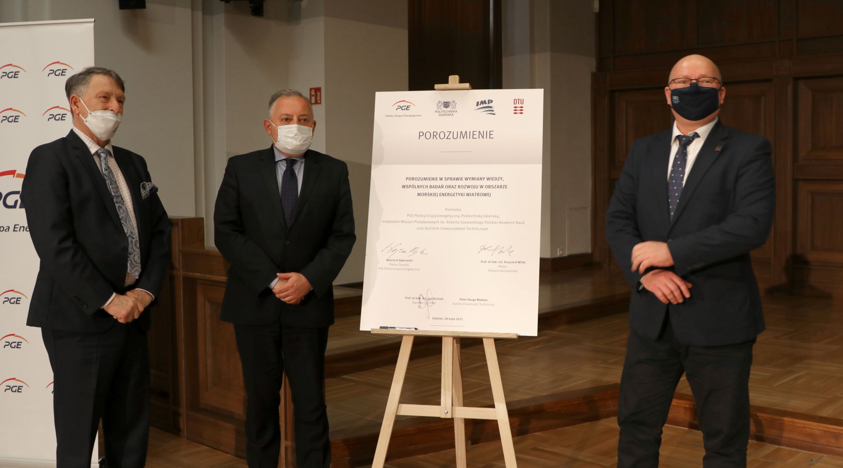 PGE, Politechnika Gdańska, Instytut Maszyn Przepływowych PAN w Gdańsku oraz Danmarks Teksniske Universitet podejmą współpracę