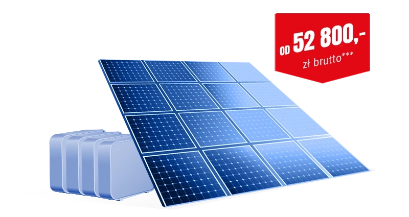 Instalacja fotowoltaiczna z falownikiem hybrydowym wraz z systemem zarządzania energią EMS